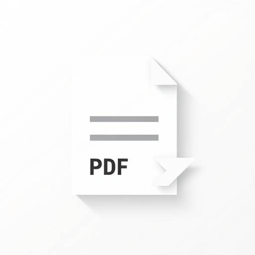 Icon representing a downloadable PDF guide with a document symbol